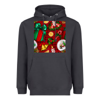 Smoke christmas snow globe seamless pattern Heavyweight Hoodie - BundleAndBundleShop
