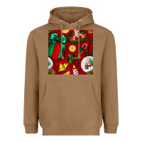 Toasted Coconut christmas snow globe seamless pattern Heavyweight Hoodie - BundleAndBundleShop