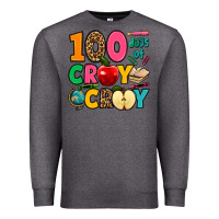 Charcoal Heather 100 days of cray cray Premium Sweatshirt - Jasminsmagicworld