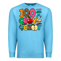 Ocean Blue 100 days of cray cray Premium Sweatshirt - Jasminsmagicworld