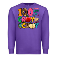 Purple 100 days of cray cray Premium Sweatshirt - Jasminsmagicworld