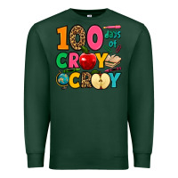 Sports Green 100 days of cray cray Premium Sweatshirt - Jasminsmagicworld