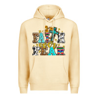 Pina Colada faith over fear with cross and sunflowers Premium Hoodie - AdoDesignShop