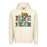 Tofu faith over fear with cross and sunflowers Premium Hoodie - AdoDesignShop
