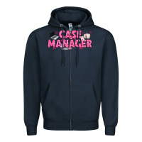 Navy breast cancer case manager Zipper Hoodie - texasbilliewilder