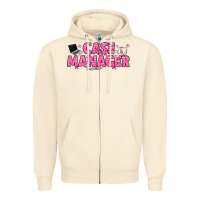 Sandshell breast cancer case manager Zipper Hoodie - texasbilliewilder