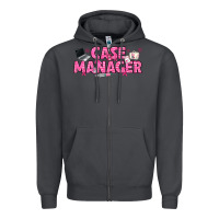 Smoke breast cancer case manager Zipper Hoodie - texasbilliewilder