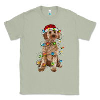 Matcha cockapoo with christmas lights Classic Tee - RanaPortraitStore