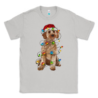 Moon Dust cockapoo with christmas lights Classic Tee - RanaPortraitStore
