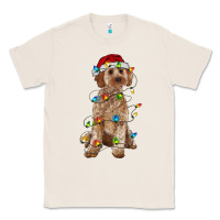 Natural cockapoo with christmas lights Classic Tee - RanaPortraitStore