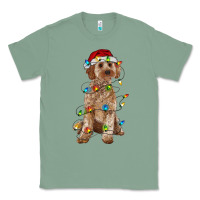 Sage cockapoo with christmas lights Classic Tee - RanaPortraitStore