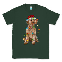 Cockapoo With Christmas Lights Classic Tee | Teevron