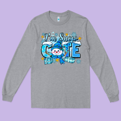 Long Sleeve Tee im snow cute