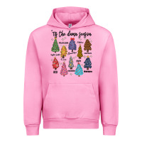 Fuchsia Pink tis the damn season music Urban Hoodie - MaliasSmallBusiness