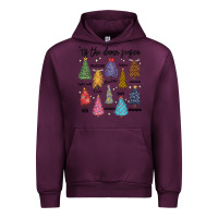 Mauve Wine tis the damn season music Urban Hoodie - MaliasSmallBusiness