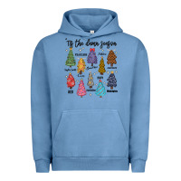 Pigment Pebble Blue tis the damn season music Urban Hoodie - MaliasSmallBusiness