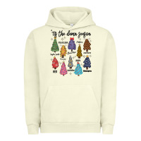 Pigment Pistachio tis the damn season music Urban Hoodie - MaliasSmallBusiness
