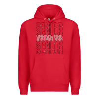 Red mom senior Premium Hoodie - MaliasSmallBusiness