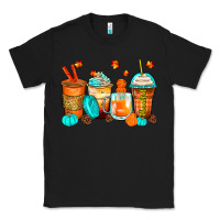 Black thankful coffee cups Classic Tee - Zillion Design Studio