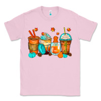 Bubblegum Pink thankful coffee cups Classic Tee - Zillion Design Studio