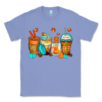 Colony Blue thankful coffee cups Classic Tee - Zillion Design Studio