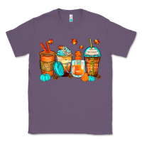 Lavender thankful coffee cups Classic Tee - Zillion Design Studio