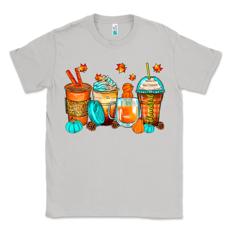 Thankful Coffee Cups Classic Tee by Zillion Design Studio | Teevron