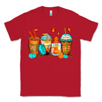 Red thankful coffee cups Classic Tee - Zillion Design Studio