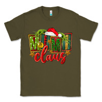Army Green christmas mimi claus Classic Tee - FaDigitalArtStudio