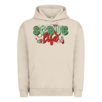 Pigment French Oak scrub life Urban Hoodie - MaliasSmallBusiness