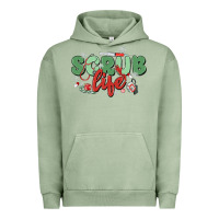 Pigment Oil Green scrub life Urban Hoodie - MaliasSmallBusiness