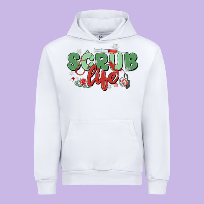 Scrub Life Urban Hoodie Designed By Maliassmallbusiness
