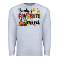 Heather Grey santa's favorite mini Premium Sweatshirt - AdoDesignShop