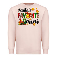 Pale Pink santa's favorite mini Premium Sweatshirt - AdoDesignShop