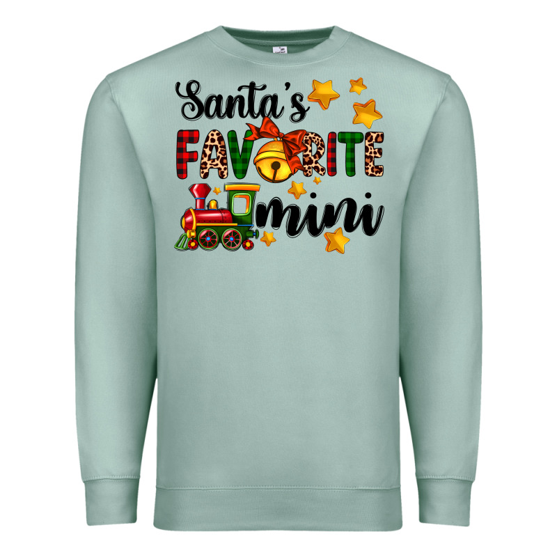 Santa's Favorite Mini Premium Sweatshirt by AdoDesignShop | Teevron