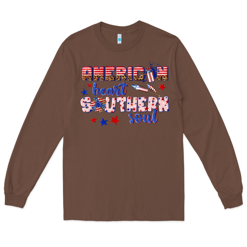 American Heart Southern Soul Long Sleeve Tee by texasbilliewilder | Teevron