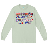 Matcha American heart southern soul Long Sleeve Tee - texasbilliewilder
