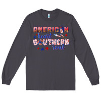 Smoke American heart southern soul Long Sleeve Tee - texasbilliewilder