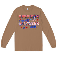 Toasted Coconut American heart southern soul Long Sleeve Tee - texasbilliewilder