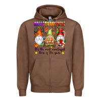 Chestnut hallothanksmas its the most wonderful time of the Zipper Hoodie - texasbilliewilder