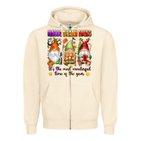 Sandshell hallothanksmas its the most wonderful time of the Zipper Hoodie - texasbilliewilder