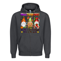 Smoke hallothanksmas its the most wonderful time of the Zipper Hoodie - texasbilliewilder