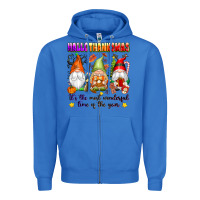 True Royal hallothanksmas its the most wonderful time of the Zipper Hoodie - texasbilliewilder