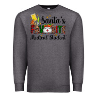 Charcoal Heather santa's favorite medical student Premium Sweatshirt - AdoDesignShop