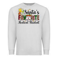 Dove Grey santa's favorite medical student Premium Sweatshirt - AdoDesignShop