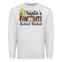 Oatmeal Heather santa's favorite medical student Premium Sweatshirt - AdoDesignShop