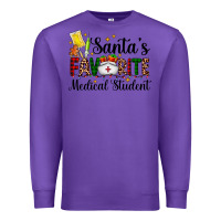 Purple santa's favorite medical student Premium Sweatshirt - AdoDesignShop