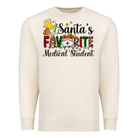Sandshell santa's favorite medical student Premium Sweatshirt - AdoDesignShop