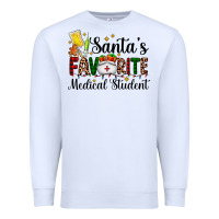White santa's favorite medical student Premium Sweatshirt - AdoDesignShop