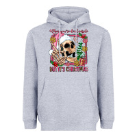 Heather Grey when you're dead inside but it's christmas Heavyweight Hoodie - AdoDesignShop